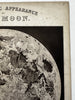 Rosse’s Telescopic Moon surface 1850’s hold to light tissue rare celestial print