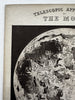 Rosse’s Telescopic Moon surface 1850’s hold to light tissue rare celestial print