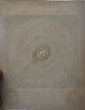 Stellar Universe Central Sun celestial 1850’s hold to light tissue rare print