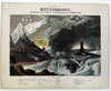Meteorology Atmosphere weather sly c.1850’s Reynolds hand colored rare print