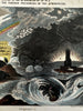 Meteorology Atmosphere weather sly c.1850’s Reynolds hand colored rare print