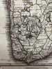 Ceylon island by itself Sri Lanka India 1817 Arrowsmith & Hall engraved hc map
