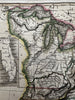 United States pre-Alabama Mississippi Georgia 1817 Arrowsmith Hall engraved map
