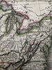 United States pre-Alabama Mississippi Georgia 1817 Arrowsmith Hall engraved map