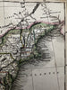 United States pre-Alabama Mississippi Georgia 1817 Arrowsmith Hall engraved map