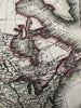 North America New Albion Louisiana Territory 1817 Arrowsmith Hall engraved map