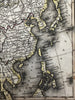 Asia Arabia to Korea China Tartary India 1817 Arrowsmith & Hall engraved map