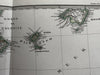 Spain in four sheets huge 1861 detailed Stulpnagel engraved color Stieler map