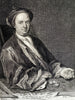 Edward Earl of Oxford Mortimer 1746 scarce G. Vertue engraved Proof portrait