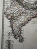 East Indies India Siam Java Sunda islands 1870 Stulpnagel Stieler engraved map