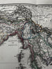 East Indies India Siam Java Sunda islands 1870 Stulpnagel Stieler engraved map