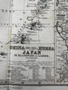 China Korea Japan Canton & Shanghai insets 1870 Petermann Stieler engraved map