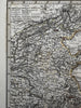 China Korea Japan Canton & Shanghai insets 1870 Petermann Stieler engraved map