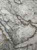 Arabian peninsula East Africa Nubia Habesch 1870 Stulpnagel Stieler engraved map