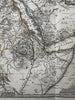 Arabian peninsula East Africa Nubia Habesch 1870 Stulpnagel Stieler engraved map