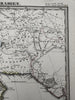 Arabian peninsula East Africa Nubia Habesch 1870 Stulpnagel Stieler engraved map