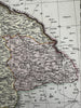 Hungary Lower & Upper Transylvania Sclavonia 1820 C. Smith scarce lovely map