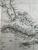 Mexico West Indies Central America 1820 C. Smith scarce gorgeous folio map