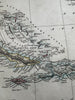 Mexico West Indies Central America 1820 C. Smith scarce gorgeous folio map