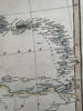 Mexico West Indies Central America 1820 C. Smith scarce gorgeous folio map