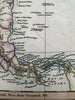 Mexico West Indies Central America 1820 C. Smith scarce gorgeous folio map