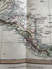 Mexico West Indies Central America 1820 C. Smith scarce gorgeous folio map