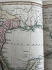 Mexico West Indies Central America 1820 C. Smith scarce gorgeous folio map