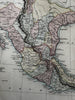 Mexico West Indies Central America 1820 C. Smith scarce gorgeous folio map