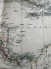 Mexico West Indies Central America 1820 C. Smith scarce gorgeous folio map