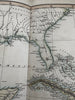 Mexico West Indies Central America 1820 C. Smith scarce gorgeous folio map