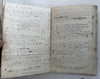 Manuscript accounting log book Journals periodicals pamphlets 1842 Hopkinton NH