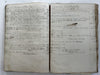 Manuscript accounting log book Journals periodicals pamphlets 1842 Hopkinton NH