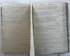 Manuscript accounting log book Journals periodicals pamphlets 1842 Hopkinton NH