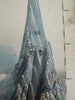 World Mountain heights comparison chart c.1850 Reynolds hand colored rare print