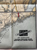 Bangor & Arrostook RR Maine Hunting & Fishing map c.1920 large detailed color