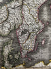 Norway Sweden Denmark 1817 Arrowsmith & Hall engraved hand colored scarce map