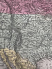 North America Territorial west Utah OR WA 1850-5 Cowperthwait beautiful old map