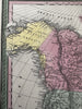 North America Territorial west Utah OR WA 1850-5 Cowperthwait beautiful old map