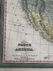 North America Territorial west Utah OR WA 1850-5 Cowperthwait beautiful old map