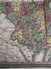 Maryland & Delaware states 1855 Cowperthwait map county slave population shown
