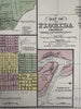 Florida state Pensacola St. Augustine Tallahassee 1855 Cowperthwait lovely map
