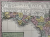 Florida state Pensacola St. Augustine Tallahassee 1855 Cowperthwait lovely map