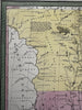 Minnesota Territory 1855 JH Young & Cowperthwait scarce transitional map