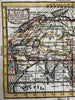 Asia Company’s Land Korea as island 1788 rare Italian hand colored miniature map