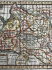 Poland Polonia Royal Accademy 1788 rare Italian hand colored miniature map