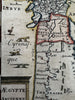 Ancient Egypt Africa small animals 1683 Mallet charming engraved hand color map