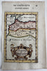 Fez Morocco Barbary North Africa 1683 Mallet charming engraved hand color map