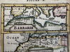North Africa Barbary coast Tripoli 1683 Mallet charming engraved hand color map