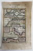 North Africa Barbary coast Tripoli 1683 Mallet charming engraved hand color map