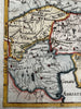 Noricum Vindelicia North Italy Adriatic 1719 Mallet engraved hand color map